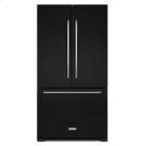 20 cu. ft. 36-Inch Width Counter-Depth French Door Refrigerator with Interior Dispense - Black Product Image