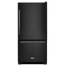 19 cu. ft. 30-Inch Width Full Depth Non Dispense Bottom Mount Refrigerator - Black Product Image