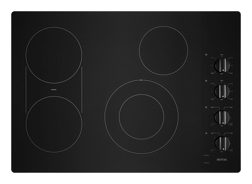 30-Inch Electric Cooktop with Reversible Grill and Griddle