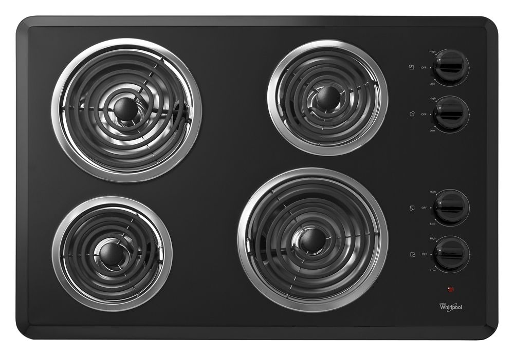 30" Electric Cooktop with Dishwasher-Safe Knobs