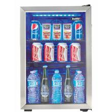See Details - Danby 2.6 cu. ft. Free-Standing Beverage Center in Stainless Steel - Blemished