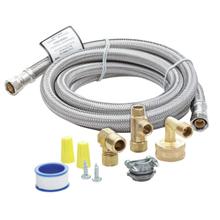 See Details - Smart Choice 6' Stainless Steel Dishwasher Installation Kit, no Cord