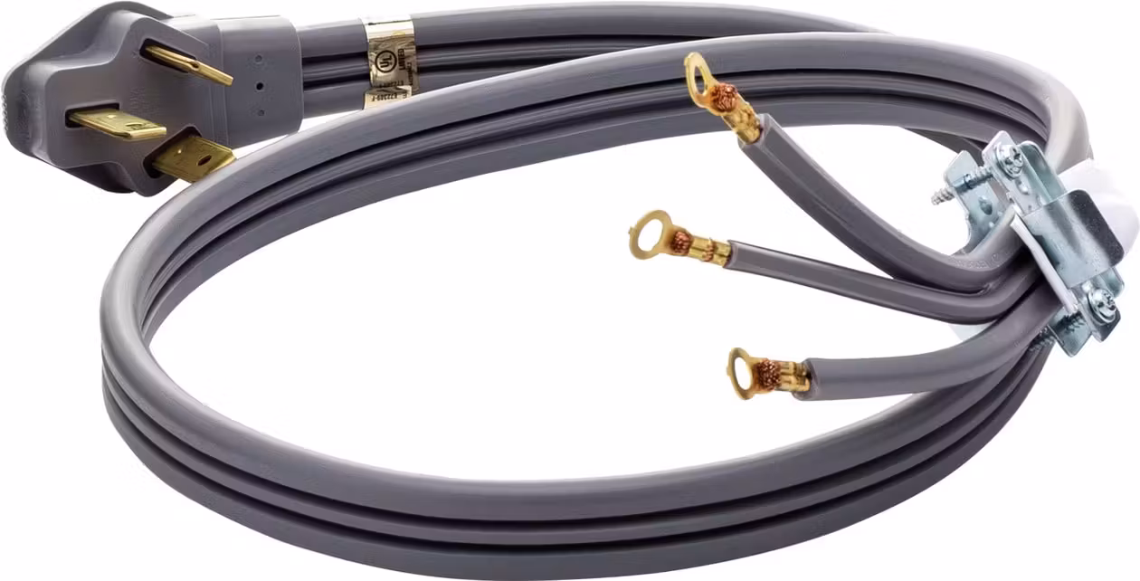 See Details - Smart Choice 4' 50-Amp. 3-Prong Range Cord