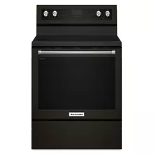 30-Inch 5-Element Electric Convection Range - Black Stainless Steel with PrintShield™ Finish