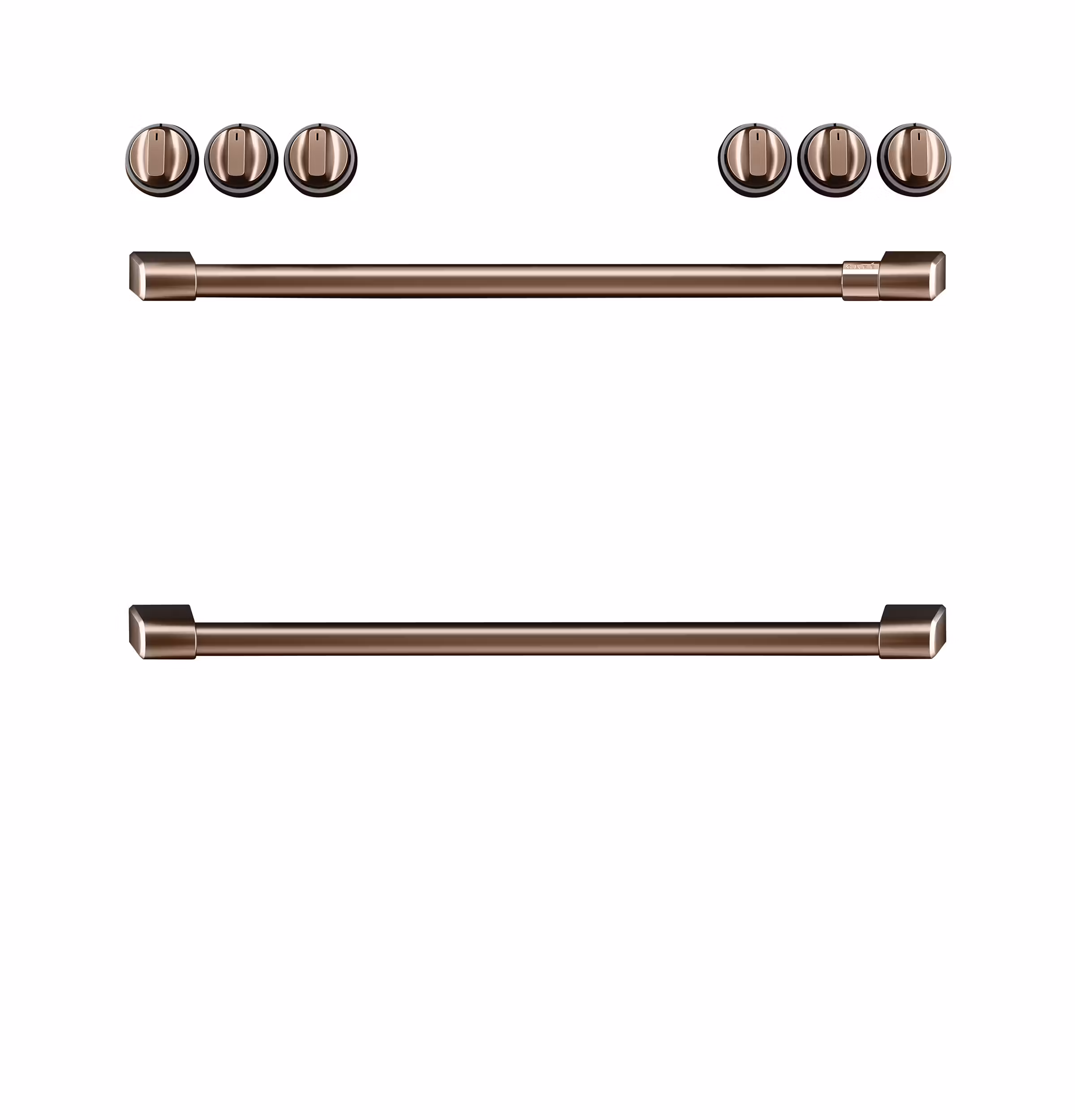 See Details - Café™ Front Control Induction Knobs and Handles - Brushed Copper