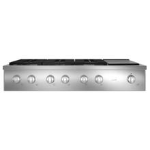 See Details - Café™ 48" Commercial-Style Gas Rangetop with 6 Burners and Integrated Griddle (Natural Gas)
