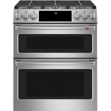 See Details - Café™ 30" Smart Slide-In, Front-Control, Gas Double-Oven Range with Convection