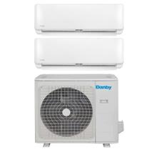 See Details - Danby 18,000 BTU Mini-Split Air Conditioner with dual Air Handlers; Heat pump and variable speed inverter