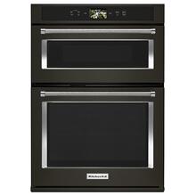Smart Oven+ 30" Combination Oven with Powered Attachments and PrintShield™ Finish - Black Stainless Steel with PrintShield™ Finish