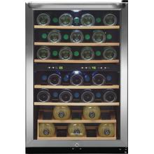 See Details - Frigidaire 38 Bottle Two-Zone Wine Cooler