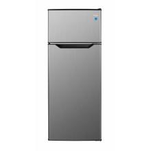 See Details - Danby 7.4 cu. ft. Apartment Size Fridge Top Mount in Stainless Steel