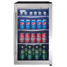 See Details - Danby 4.3 cu. ft. Free-Standing Beverage Center in Stainless Steel