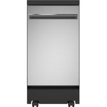 See Details - GE® ENERGY STAR® 18" Stainless Steel Interior Portable Dishwasher with Sanitize Cycle
