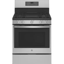 See Details - GE Profile™ Smart 30" Free-Standing Self Clean Gas Fingerprint Resistant Range with No Preheat Air Fry