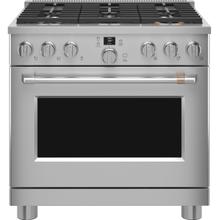 See Details - Café™ 36" Smart Dual-Fuel Commercial-Style Range with 6 Burners (Natural Gas)