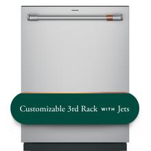 See Details - Café™ CustomFit ENERGY STAR Stainless Interior Smart Dishwasher with Ultra Wash Top Rack and Dual Convection Ultra Dry, 44 dBA