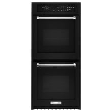 24" Double Wall Oven with True Convection - Black