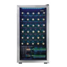 See Details - Danby 36 Bottle Free-Standing Wine Cooler in Stainless Steel