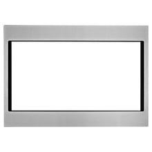 27" Trim Kit for Countertop Microwaves - Black-on-Stainless