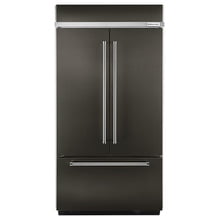 24.2 Cu. Ft. 42" Width Built-In Stainless French Door Refrigerator with Platinum Interior Design - Black Stainless Steel with PrintShield™ Finish