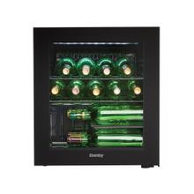 See Details - Danby 16 Bottle Free-Standing Wine Cooler in Black