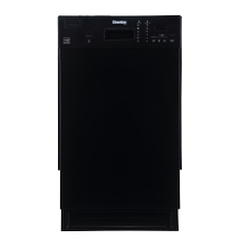 See Details - Danby 18" Wide Built-in Dishwasher in Black