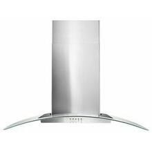 See Details - 36" Concave Glass Wall Mount Range Hood - Stainless Steel
