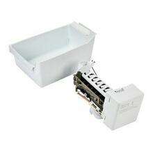 Refrigerator Ice Maker Assembly - White