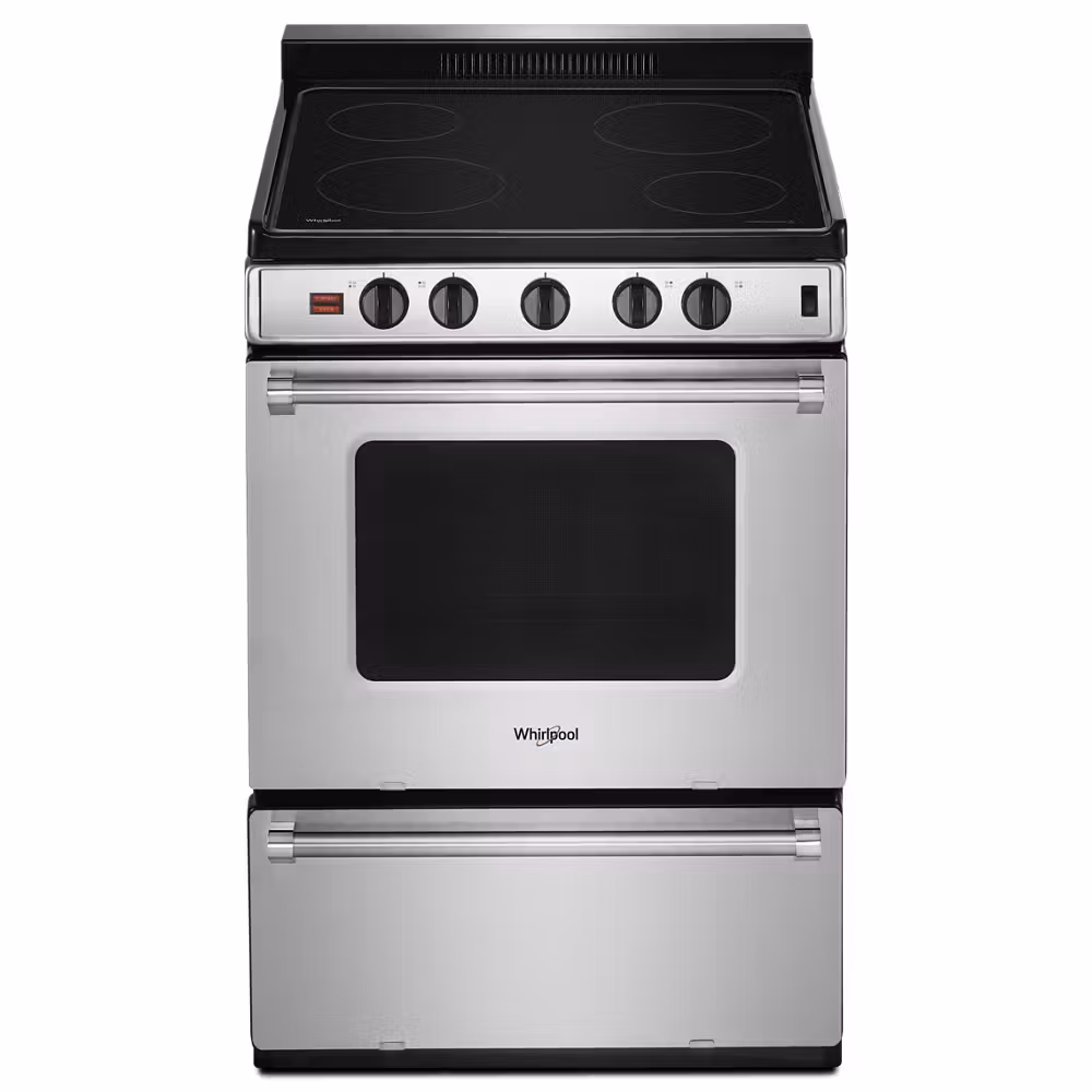 See Details - 24-inch Freestanding Electric Range with Upswept SpillGuard™ Cooktop