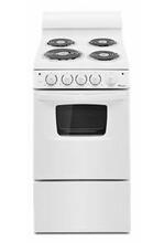 See Details - 20-inch Electric Range Oven with Versatile Cooktop - White