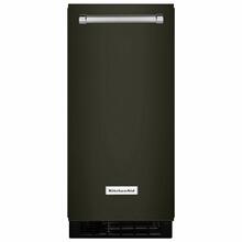 View Product - KitchenAid® 15'' Automatic Ice Maker with PrintShield™ Finish - Black Stainless Steel with PrintShield™ Finish