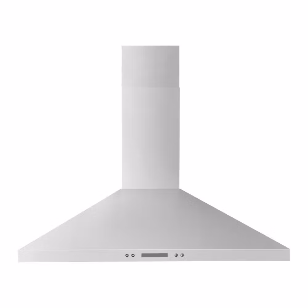 See Details - 36" Chimney Wall Mount Range Hood with Dishwasher-Safe Grease Filters