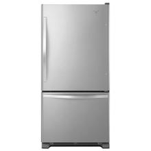 View Product - 33-inches wide Bottom-Freezer Refrigerator with SpillGuard™ Glass Shelves - 22 cu. ft