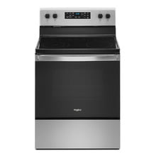 5.3 cu. ft. Whirlpool® electric range with Frozen Bake technology.