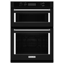 Product Image - 30" Combination Wall Oven with Even-Heat True Convection (Lower Oven) Black