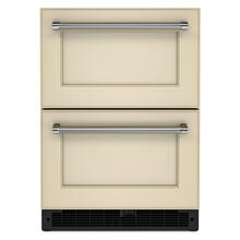See Details - 24" Panel-Ready Undercounter Double-Drawer Refrigerator