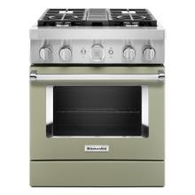 View Product - KitchenAid® 30'' Smart Commercial-Style Dual Fuel Range with 4 Burners
