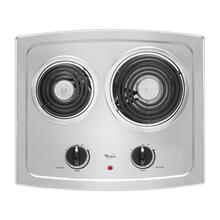 See Details - 21-inch Electric Cooktop with Stainless Steel Surface