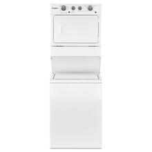 See Details - 3.5 cu.ft Long Vent Gas Stacked Laundry Center 9 Wash cycles and Wrinkle Shield™