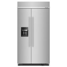 See Details - 25.1 Cu. Ft. 42" Built-In Side-by-Side Refrigerator with Ice and Water Dispenser