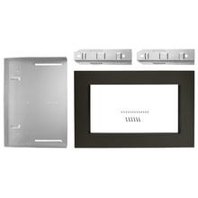 30 in. Microwave Trim Kit Black Stainless