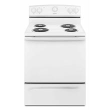 See Details - 30-inch Electric Range with Warm Hold - White