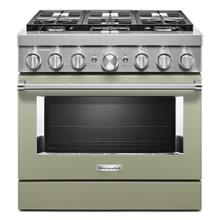 View Product - KitchenAid® 36'' Smart Commercial-Style Dual Fuel Range with 6 Burners