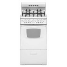 See Details - 20-inch Gas Range with Compact Oven Capacity - White