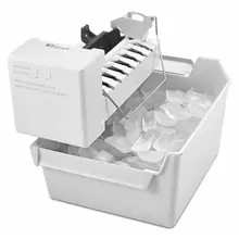 Refrigerator Ice Maker Assembly - White