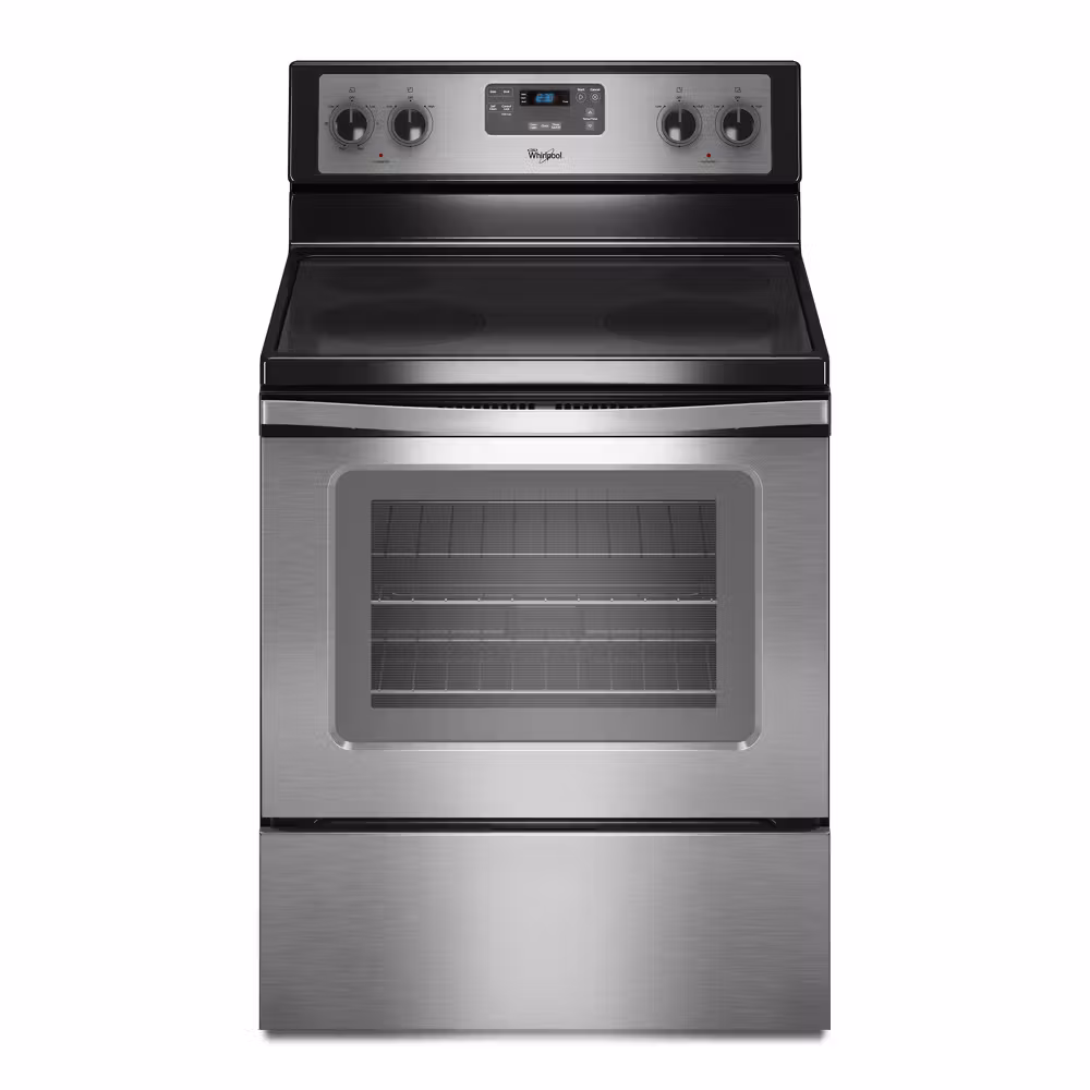 See Details - 4.8 cu. ft. Capacity Electric Range with Self-Cleaning System