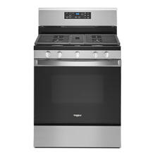See Details - 5.0 cu. ft. Whirlpool® gas range with center oval burner