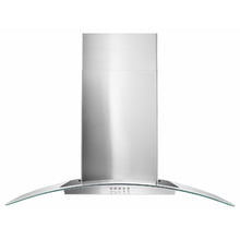 36" Concave Glass Wall Mount Range Hood - Stainless Steel