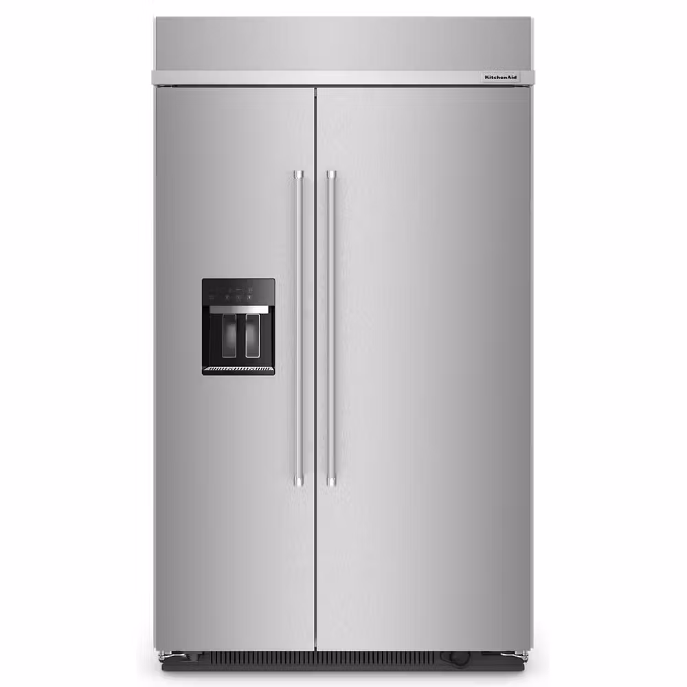 See Details - 29.4 Cu. Ft. 48" Built-In Side-by-Side Refrigerator with Ice and Water Dispenser
