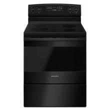 See Details - 30-inch Electric Range with Self-Clean Option - Black